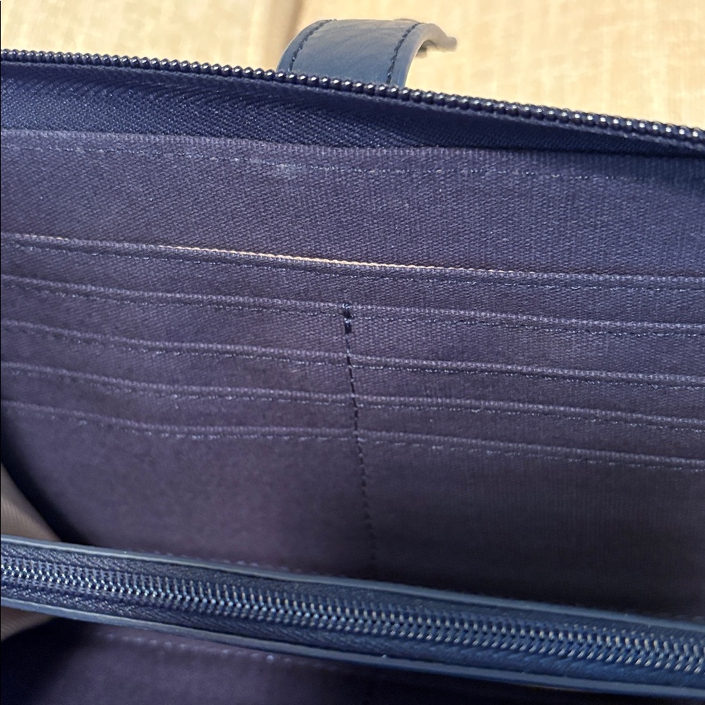Sakroots Denim Wristlet with Orange and Green Embroidery - Picture 8 of 11